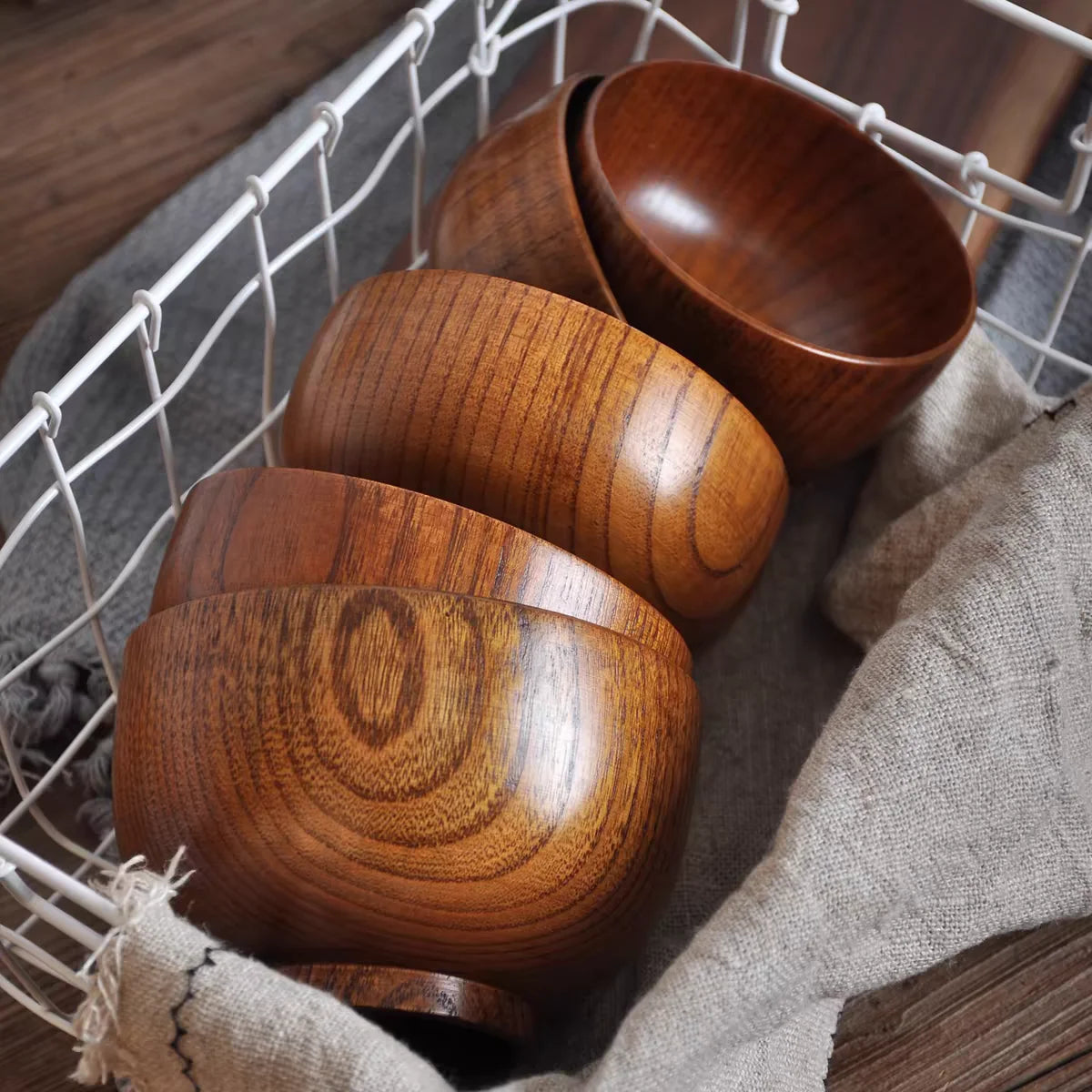 Jujube Wood Bowl - Eco-Friendly and Durable