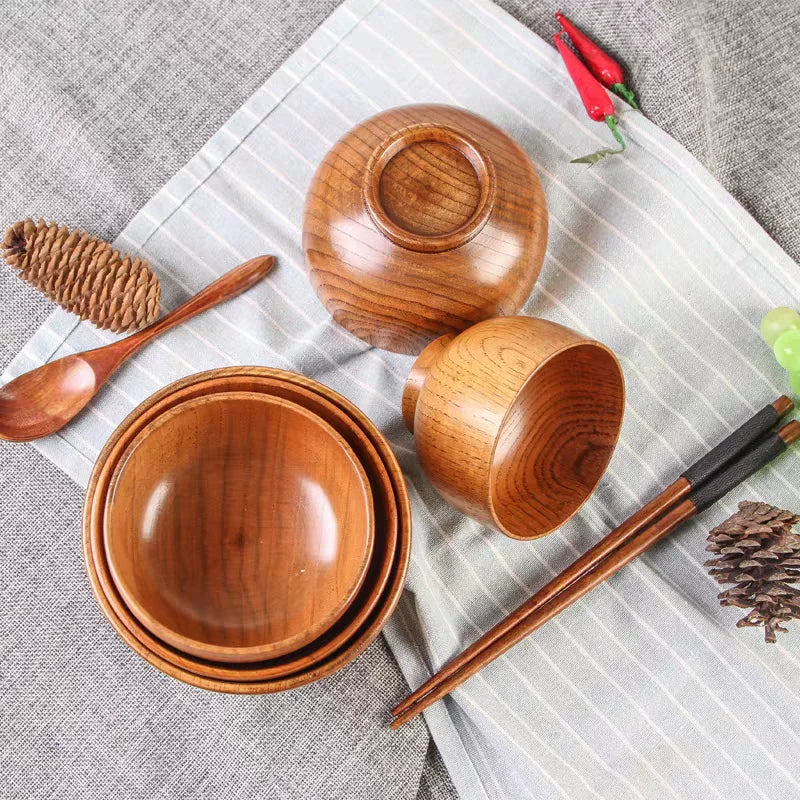 Jujube Wood Bowl - Eco-Friendly and Durable