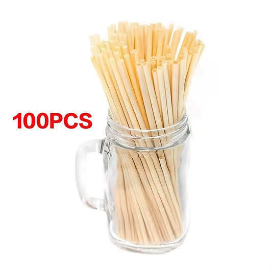 Eco-Friendly Wheat Straws - 100% Biodegradable (100 units)